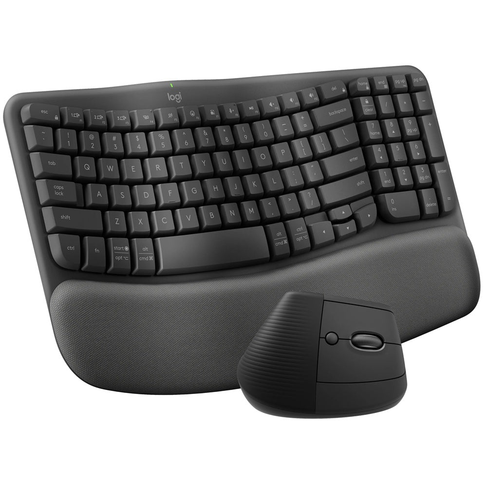 Logitech Wave Keys and Lift Keyboard and Mouse Combo (920-013635) — front view