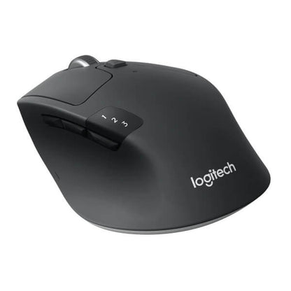 Logitech M720 Triathlon Wireless Mouse (910-004791) — side view