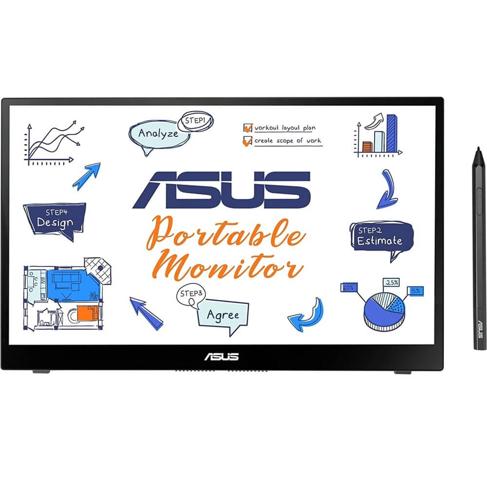 ASUS ZenScreen Ink MB14AHD 14″ Full HD Touch Portable Monitor (90LM063V-B01170) image 1