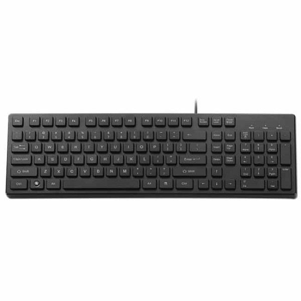 Mecer 104 Key PS/2 Keyboard — front view