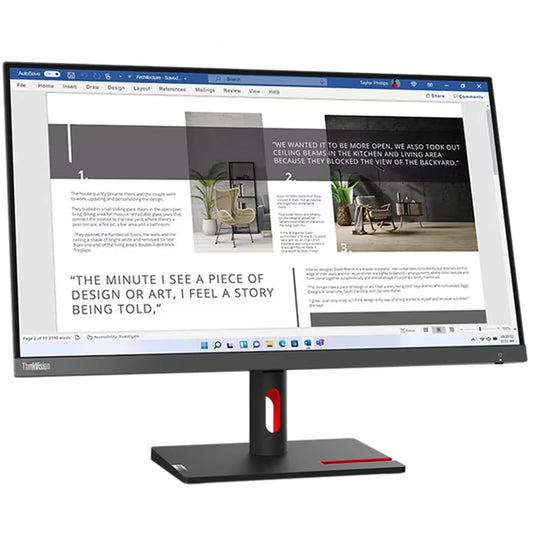 Lenovo ThinkVision S27i-30 27″ Full HD Monitor (63DFKAT4SA) image 2