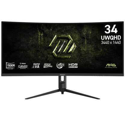 MSI MAG 342CQRF E20 34-inch UWQHD 200Hz Curved Gaming Monitor (MAG342CQRFE20)