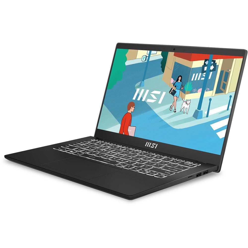 MSI Modern 14 C11M Notebook PC – Core i3-1115G4 / 14.0″ FHD / 8GB RAM / 512GB SSD / Win 11 Home / Classic Black (C11M-204ZA) image 3