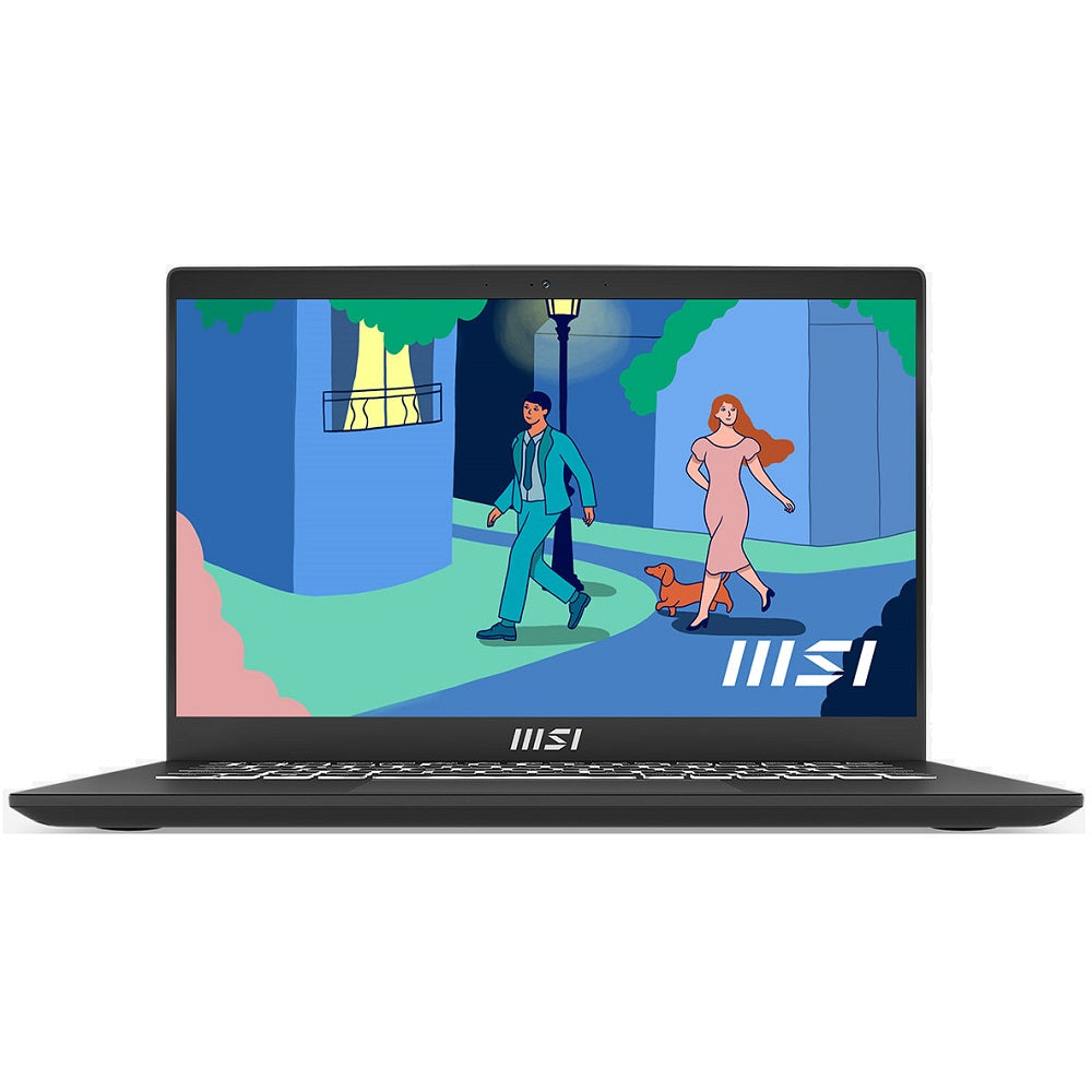 MSI Modern 14 C12M Notebook PC – Core i5-1235U / 14.0″ FHD / 8GB RAM / 512GB SSD / Win 11 Home / Classic Black (C12M-086ZA) image 1