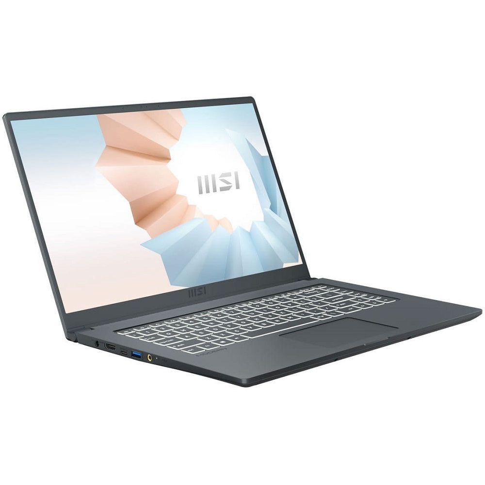 MSI Modern 15 ASM Notebook PC – Ryzen 5-5500U / 15.6″ FHD / 8GB RAM / 512GB SSD / Win 11 Home / Carbon Grey (A5M-215ZA) image 2