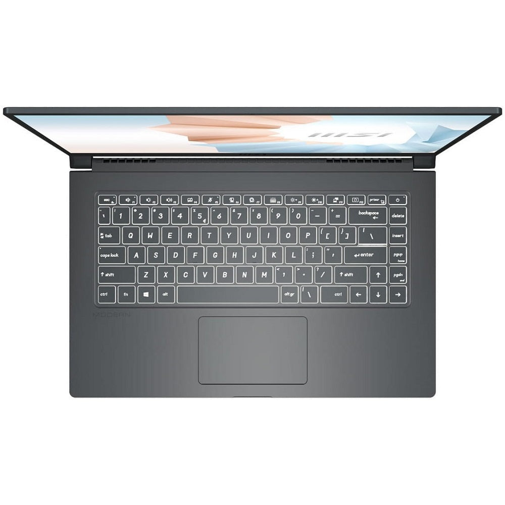MSI Modern 15 ASM Notebook PC – Ryzen 5-5500U / 15.6″ FHD / 8GB RAM / 512GB SSD / Win 11 Home / Carbon Grey (A5M-215ZA) image 4
