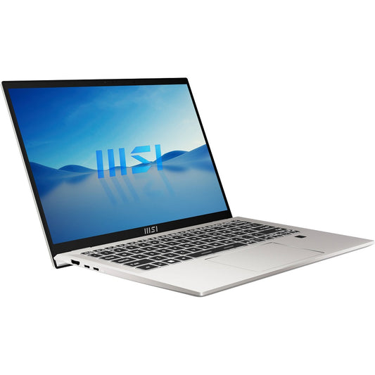 MSI Prestige 14Evo B13M Notebook PC – Core i7-13700H / 14″ FHD+ / 16GB RAM / 1TB SSD / Win 11 Home / Urban Silver (B13M-265ZA) image 2