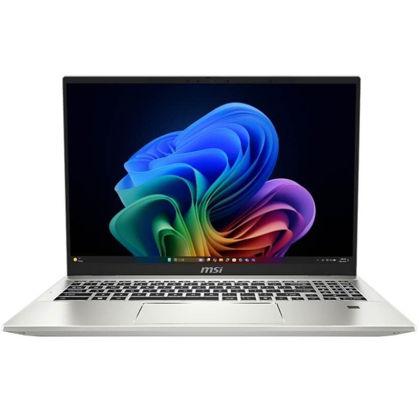 MSI Prestige A16 AI+ A3HMG Notebook PC – Ryzen AI 9 365 / 16″ QHD+ 165Hz / 32GB RAM / 512GB SSD / Win 11 Home / Urban Silver (A3HMG-078ZA) image 1