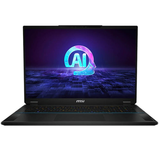 MSI Stealth 18 AI Studio A1VHG Gaming Notebook PC – Core Ultra 9 185H / 18″ UHD+ 120Hz / 32GB RAM / 1TB SSD / NVIDIA RTX 4080 12GB / Win 11 Home / Midnight Black (A1VHG-082ZA) image 1