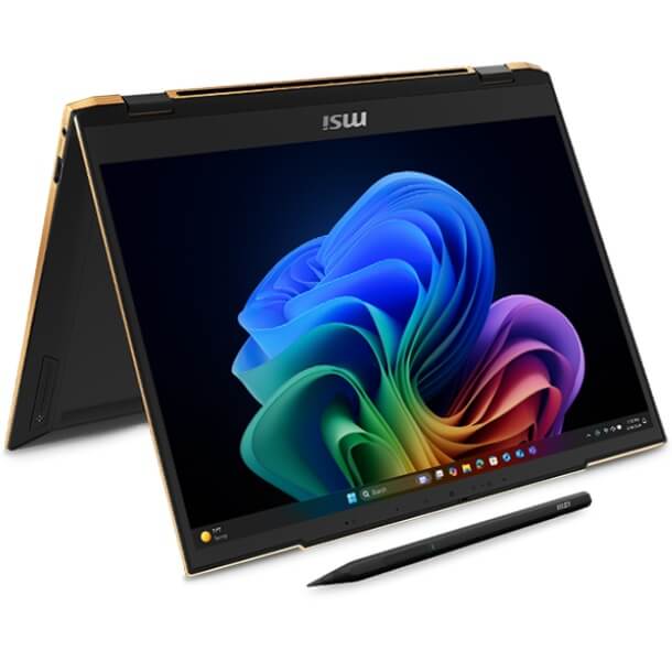 MSI Summit 13 AI+ Evo A2VMTG Notebook PC – Core Ultra 7 256V / 13.3” FHD+ Touch / 16GB RAM / 1TB SSD / Win 11 Home / Ink Black (A2VMTG-028ZA) image 1