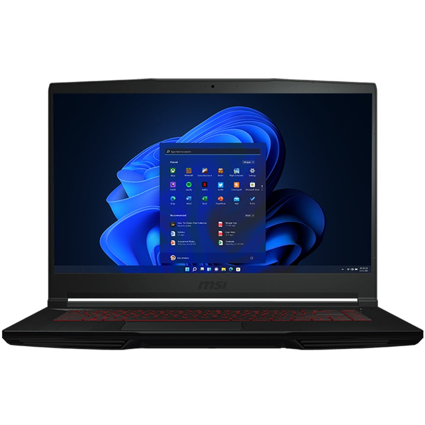 MSI Thin GF63 12UCX Gaming Notebook PC – Core i5-12450H / 15.6″ FHD / 8GB RAM / 512GB SSD / NVIDIA RTX 2050 4GB / Win 11 Home (12UCX-257ZA) image 1
