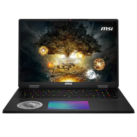 MSI Titan 18 HX Dragon Edition Norse Myth A2XWJG Gaming Notebook PC – Core Ultra 9 285HX / 96GB RAM / 6TB SSD / NVIDIA RTX 5090 24GB / Win 11 Pro (A2XWJG-659ZA) image 1