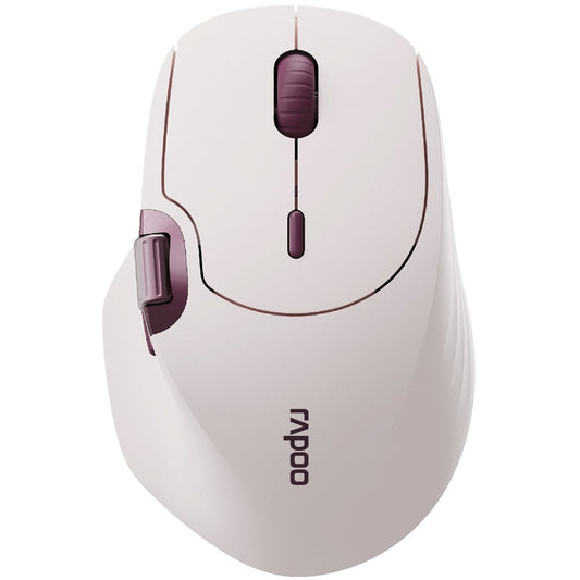 Rapoo MT560 Multi-mode Wireless Optical Mouse – Pink image 1