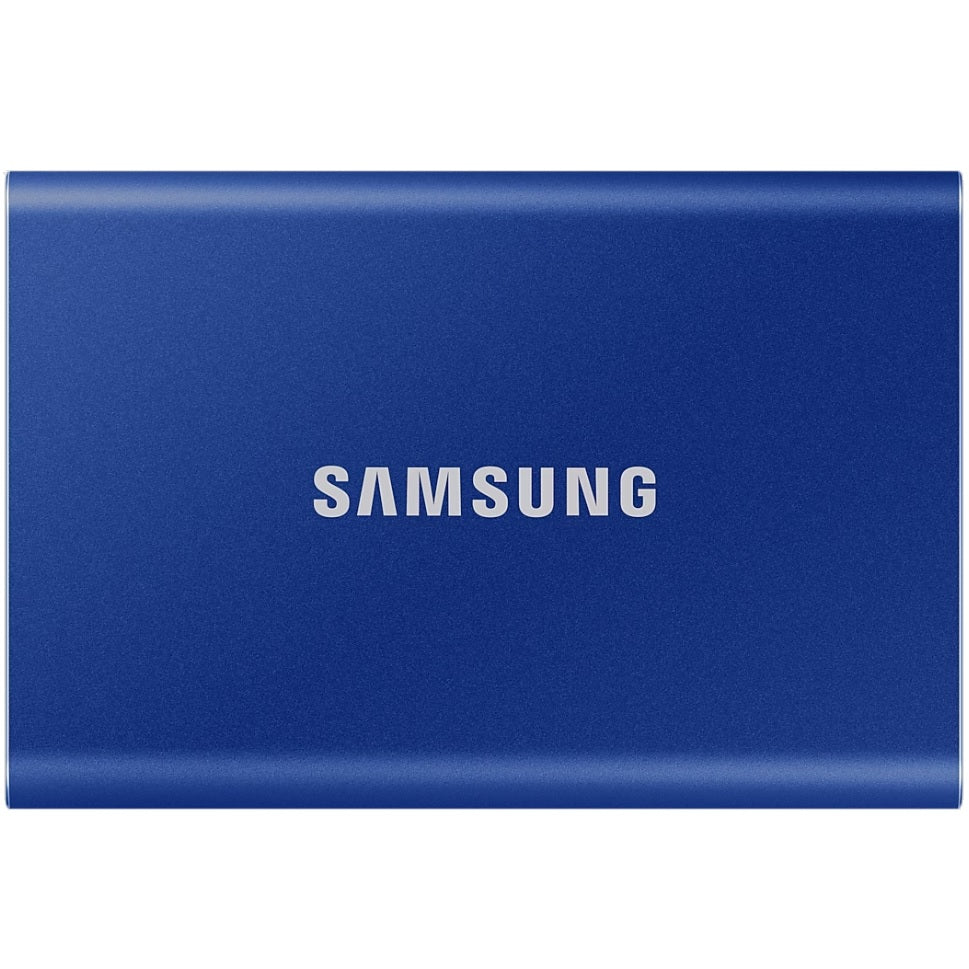 Samsung Portable T7 2TB Blue Solid State Drive (MU-PC2T0H/WW) image 1