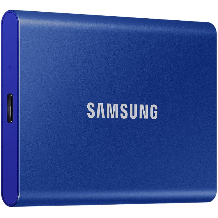 Samsung Portable T7 2TB Blue Solid State Drive (MU-PC2T0H/WW) image 2