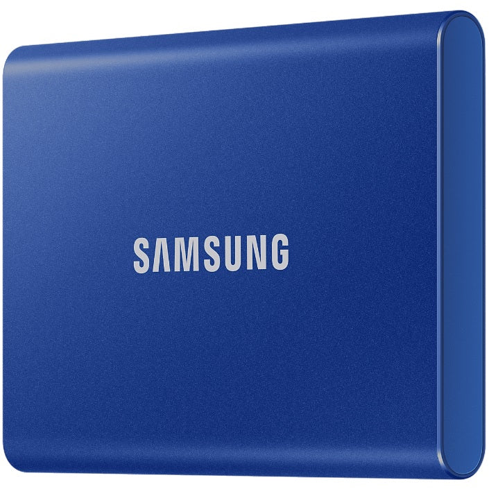 Samsung Portable T7 500GB Blue Solid State Drive (MU-PC500H/WW) image 3