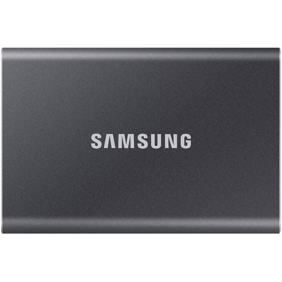 Samsung Portable T7 2TB Titan Gray Solid State Drive (MU-PC2T0T/WW) image 1