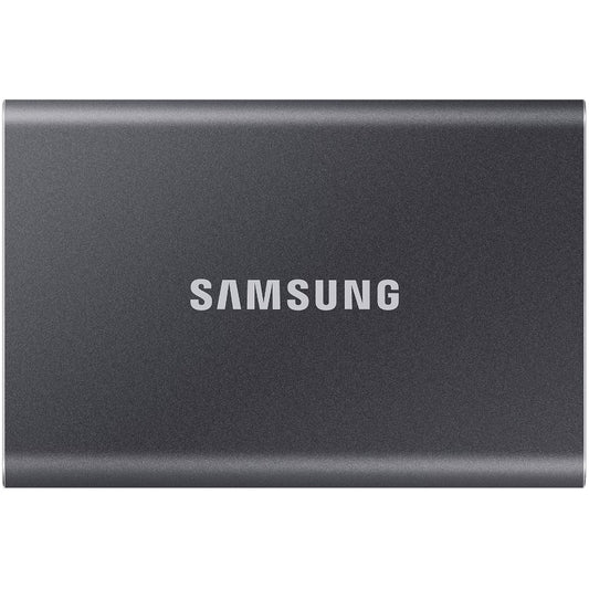 Samsung Portable T7 2TB Titan Gray Solid State Drive (MU-PC2T0T/WW) image 1