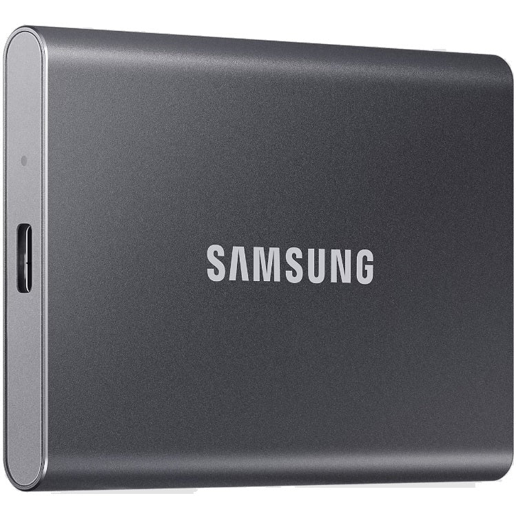 Samsung Portable T7 2TB Titan Gray Solid State Drive (MU-PC2T0T/WW) image 2