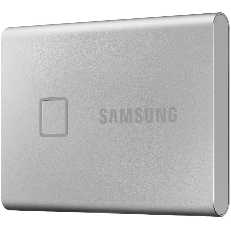 Samsung Portable SSD T7 Touch 500GB – Silver (MU-PC500S/WW) image 3