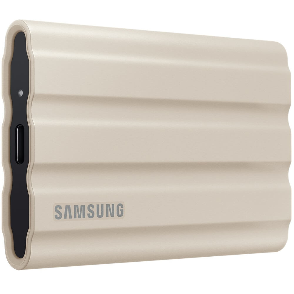 Samsung Portable T7 Shield 1TB Moonrock Beige Solid State Drive (MU-PE1T0K/WW) image 1