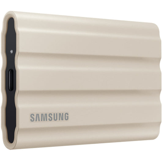 Samsung Portable T7 Shield 1TB Moonrock Beige Solid State Drive (MU-PE1T0K/WW) image 1