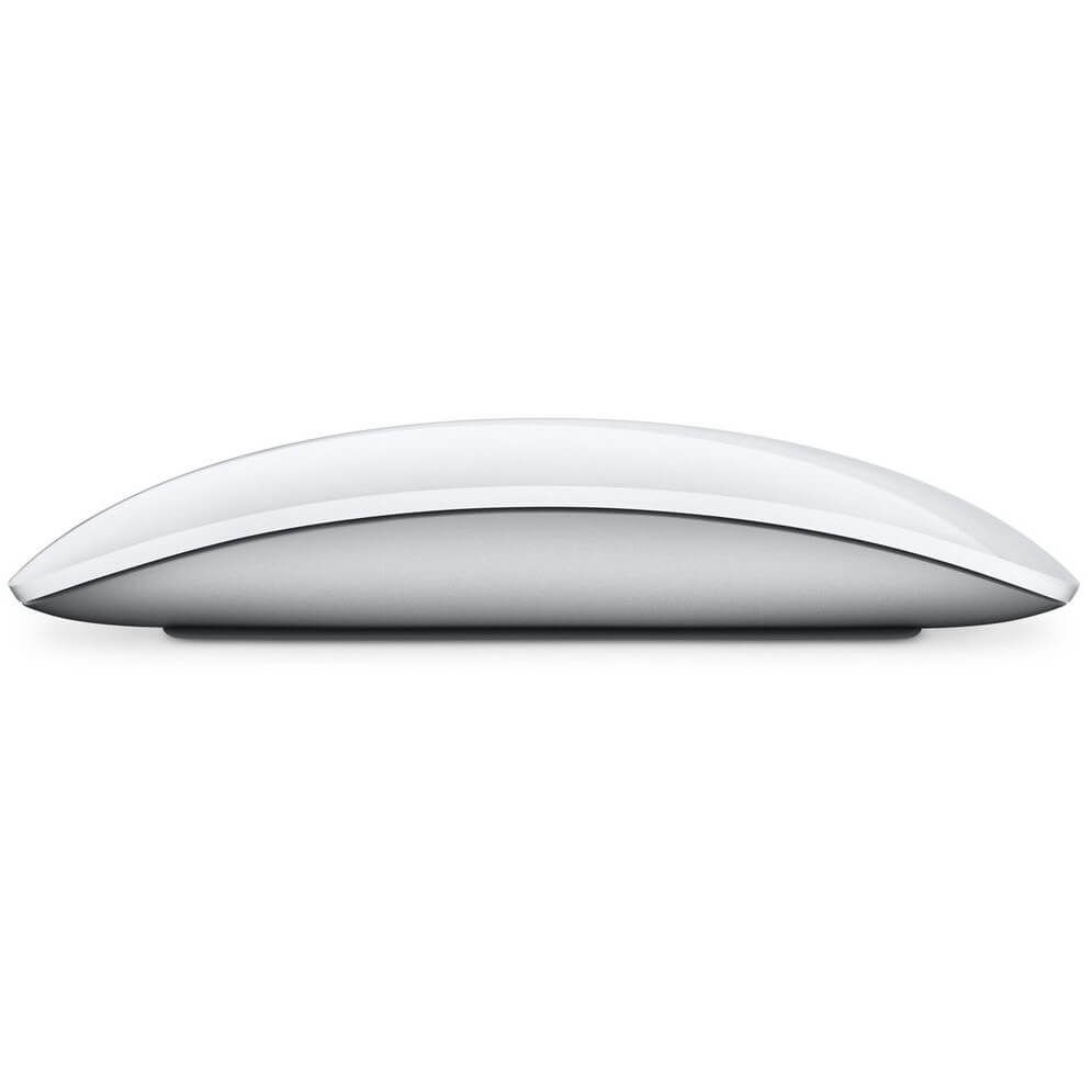Apple Magic Mouse (USB‑C) with Multi-Touch Surface – White (MXK53Z/A) — side view