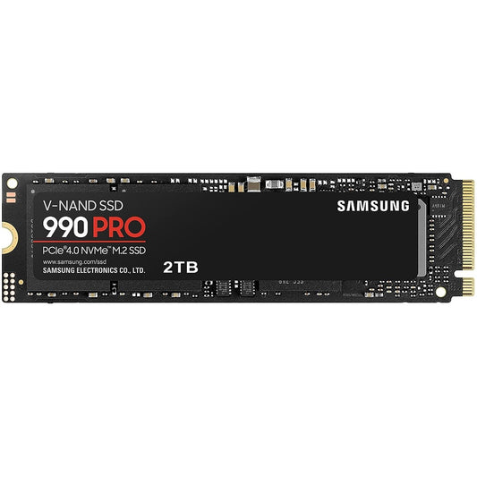 Samsung 990 PRO 2TB M.2 PCIe Gen 4.0 NVMe Solid State Drive (MZ-V9P2T0BW) image 1