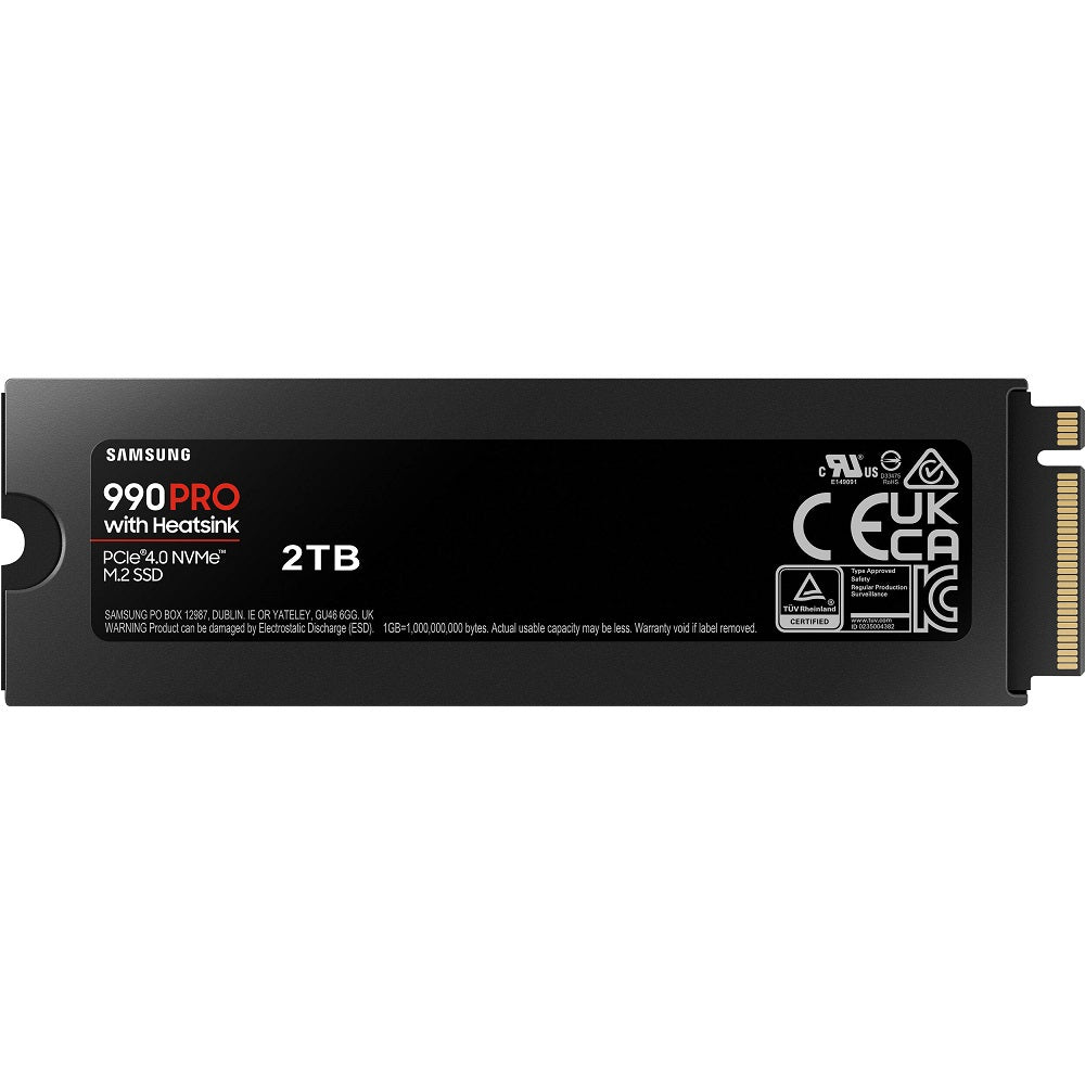 Samsung 990 PRO 2TB M.2 PCIe Gen 4.0 NVMe 2.0 Solid State Drive with Heatsink (MZ-V9P2T0CW) image 4