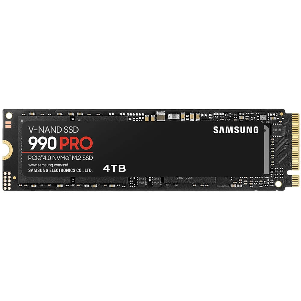 Samsung 990 PRO 4TB M.2 PCIe Gen 4.0 NVMe Solid State Drive (MZ-V9P4T0BW) image 1