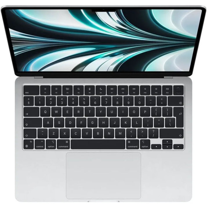 Apple MacBook Air 13″ Notebook PC – Apple M2 Chip / 13.6″ WQXGA / 16GB RAM / 256GB SSD / macOS / Silver (MC7V4ZE/A) — front v
