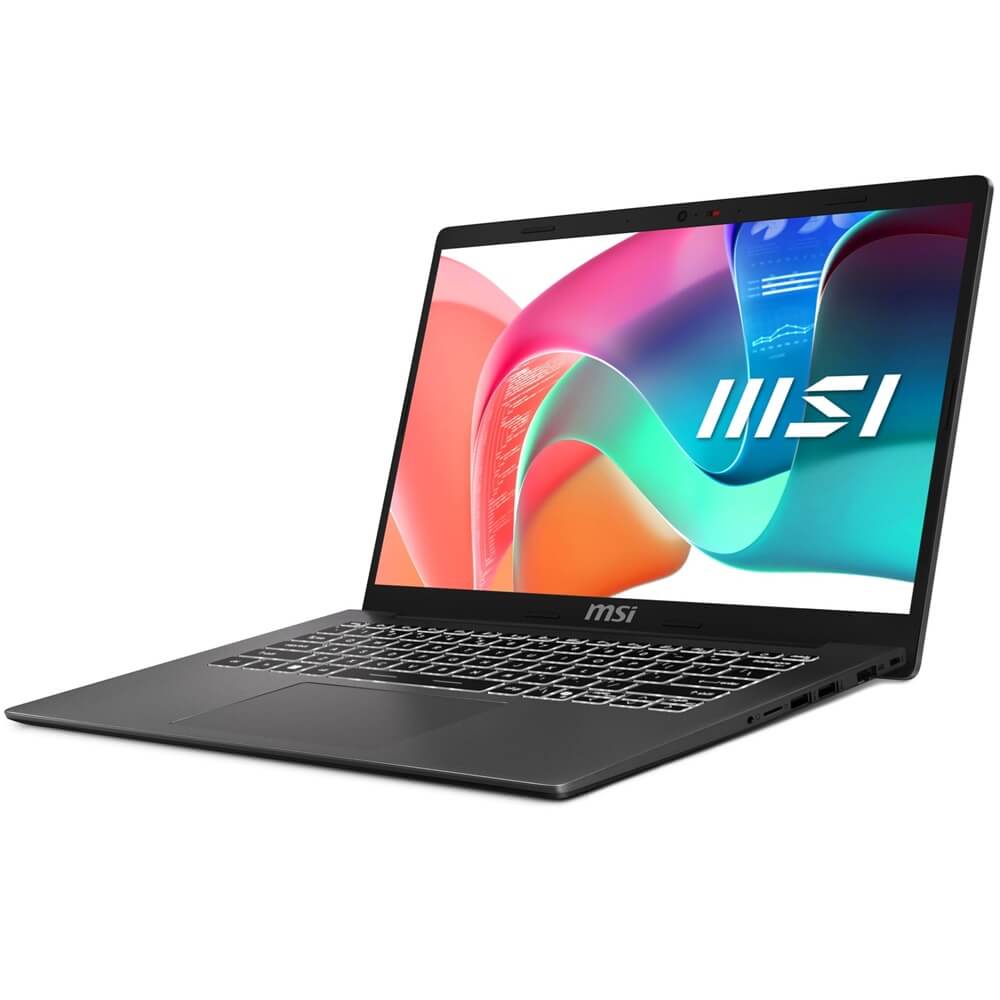 MSI Modern 14 F13MG Notebook PC – Core i5-1335U / 14″ FHD / 8GB RAM / 512GB SSD / Win 11 Home / Platinum Grey (F13MG-038ZA) image 3