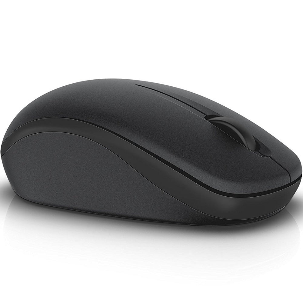 Dell WM126 Wireless Mouse – Black (570-AAMH) — rear view