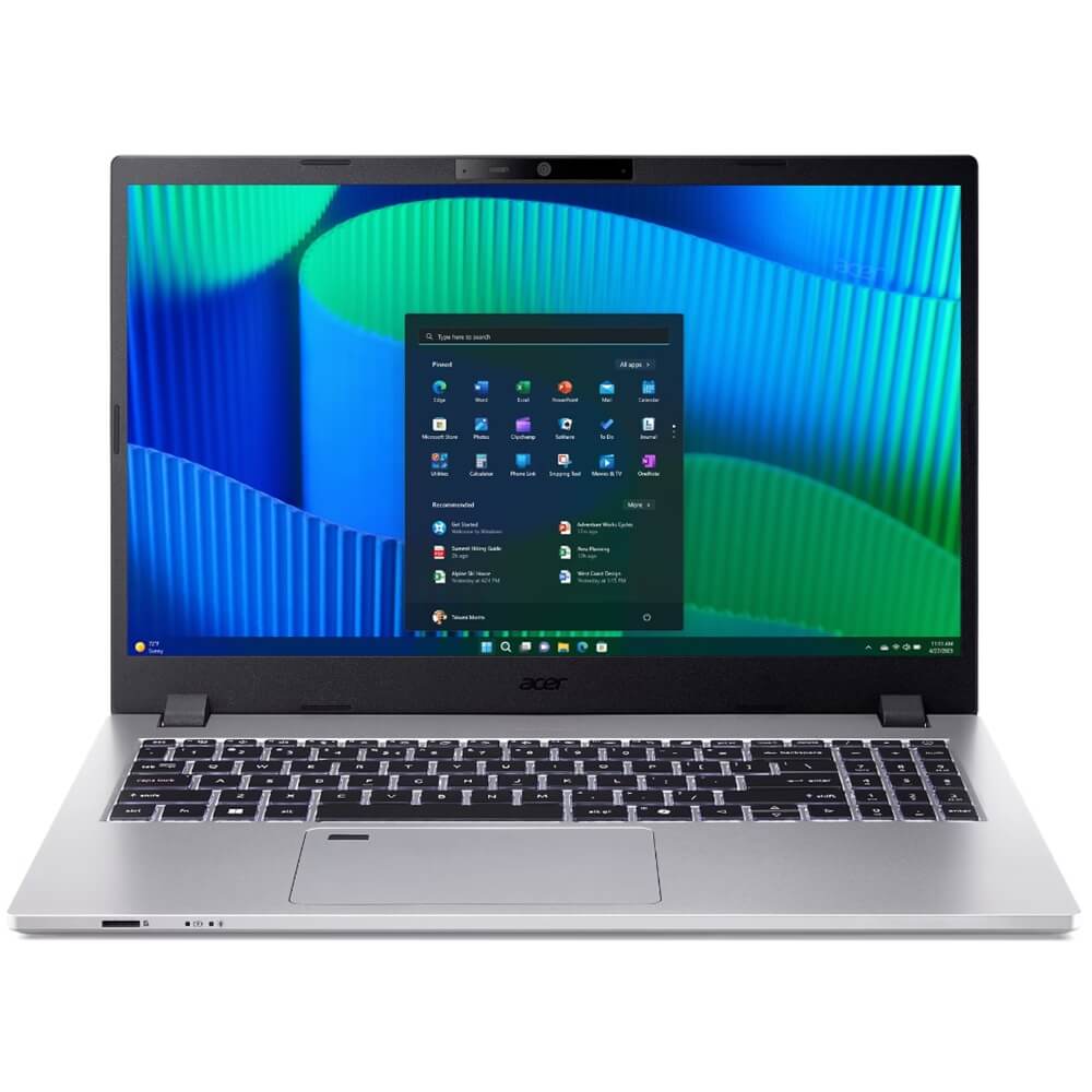 Acer TravelMate P2 15 P215-55-TCO Notebook PC – Core i5-1334U / 15.6″ FHD / 16GB RAM / 512GB SSD / Win 11 Pro / Silver (NX.BDYEA.004) image 1
