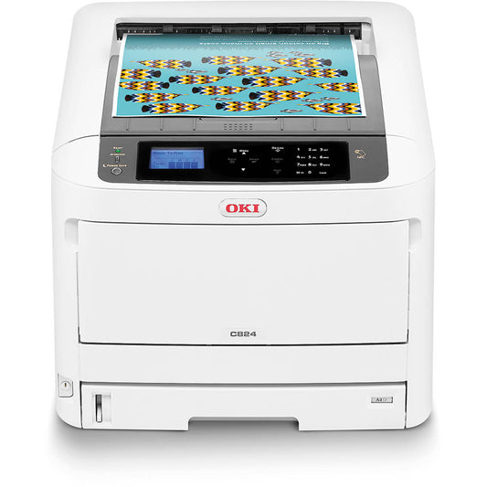 OKI C824DN A3 Colour Laser Printer (47228002) image 1