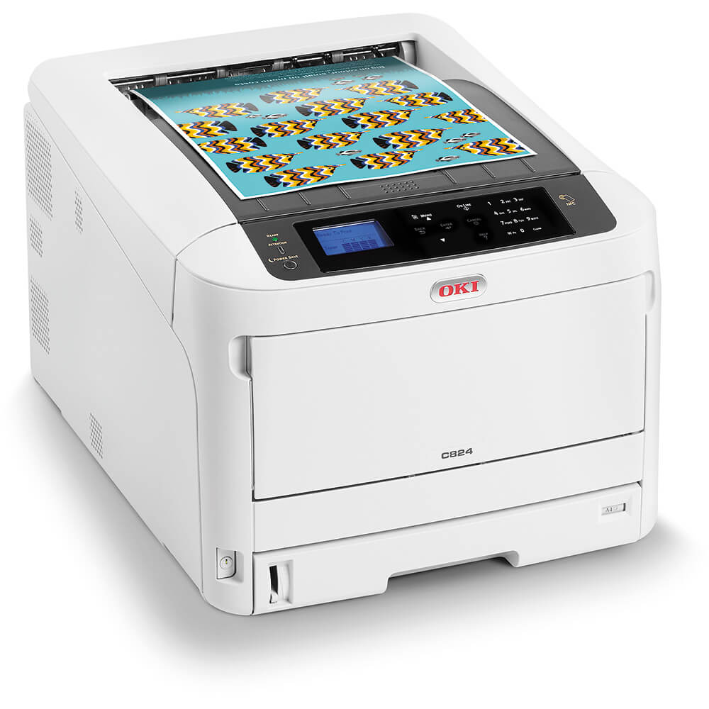 OKI C824DN A3 Colour Laser Printer (47228002) image 2