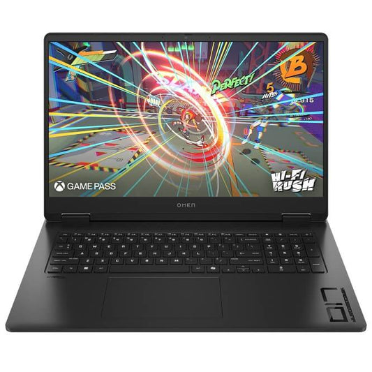 HP OMEN 17-db0001ni Gaming Notebook PC – Ryzen 7 8845HS / 17.3″ FHD / 16GB RAM / 512GB SSD / NVIDIA RTX 4060 8GB / Win 11 Home (A76RVEA) image 1