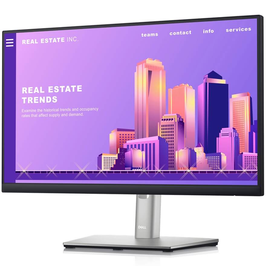 Dell P2222H 21.5″ Full HD IPS LED Monitor (210-BBBE) — front view