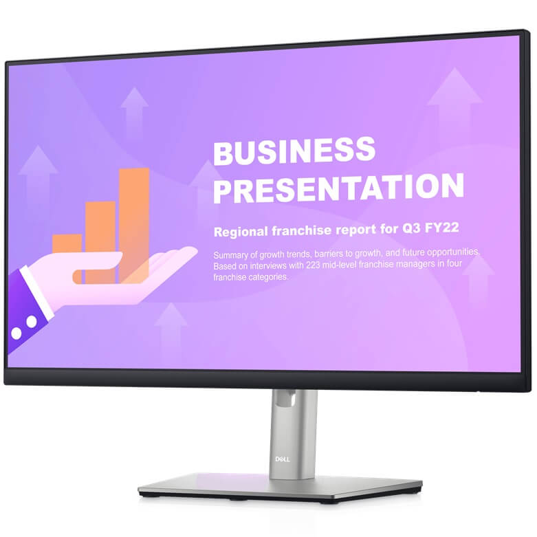 Dell P2422HE 24-inch Full HD IPS LED Monitor (210-BBBG) — front view