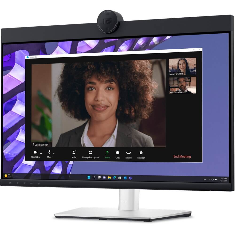 Dell P2424HEB 23.8″ Full HD Video Conferencing Monitor (210-BKVC) — side view