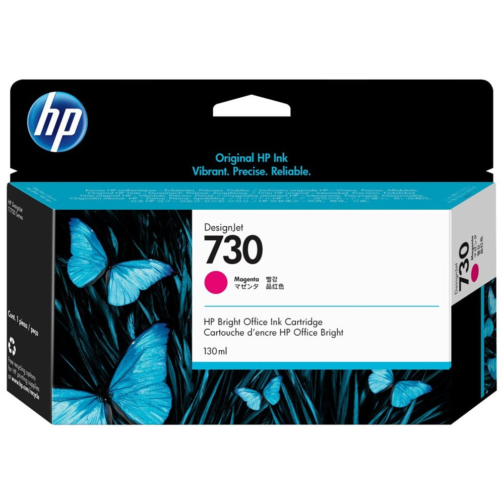 HP 730 130-ml Magenta DesignJet Ink Cartridge (P2V63A) image 1