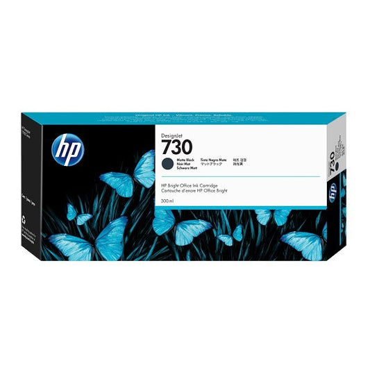 HP 730 300-ml Matte Black DesignJet Ink Cartridge (P2V71A) image 1