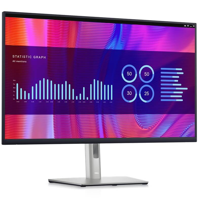 Dell P3223DE 31.5″ QHD IPS LED Monitor (210-BDGB) — front view