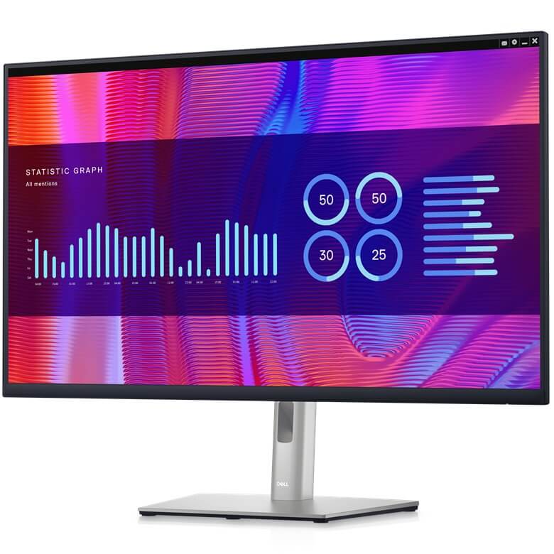 Dell P3223DE 31.5″ QHD IPS LED Monitor (210-BDGB) — side view