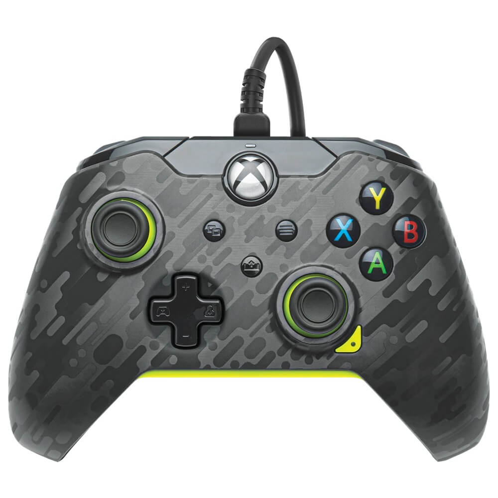PDP Wired Controller for Xbox Series X|S & PC – Electric Carbon image 1