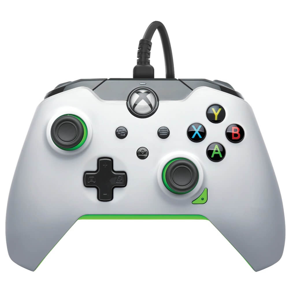 PDP Wired Controller for Xbox Series X|S & PC – Neon White image 1