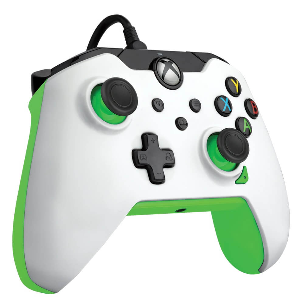PDP Wired Controller for Xbox Series X|S & PC – Neon White image 2