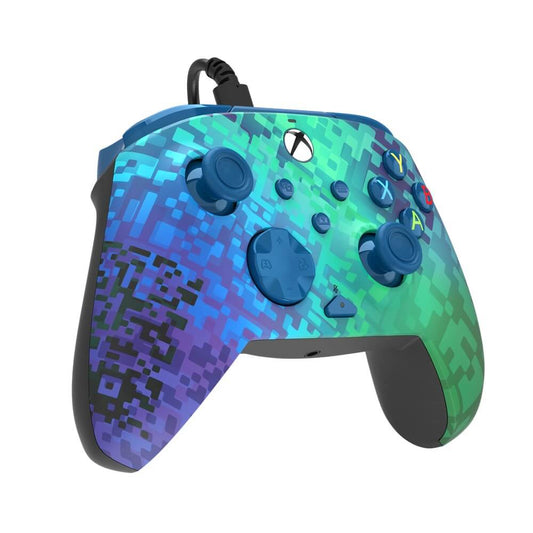 PDP REMATCH Wired Controller for Xbox Series X|S & PC – Glitch Green image 2