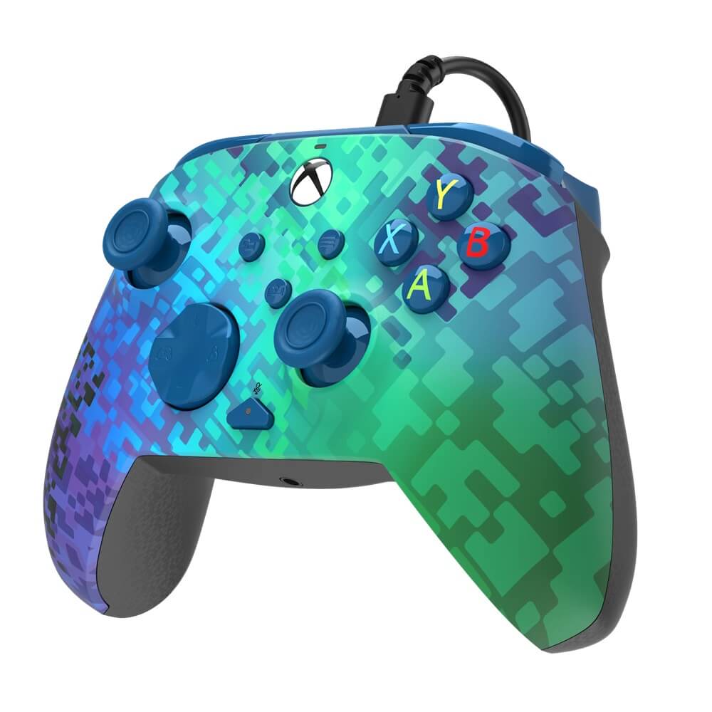 PDP REMATCH Wired Controller for Xbox Series X|S & PC – Glitch Green image 3