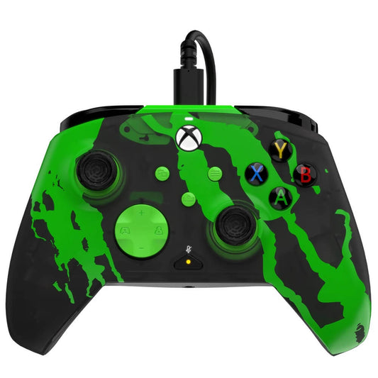 PDP Rematch Glow Advanced Wired Controller for Xbox Series X|S & PC – Jolt Green image 1